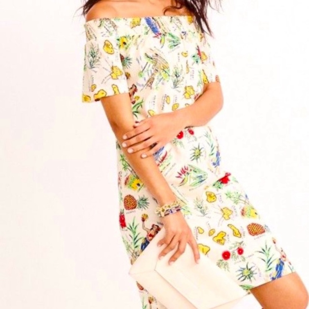 J. Crew Hawaiian Print Dress